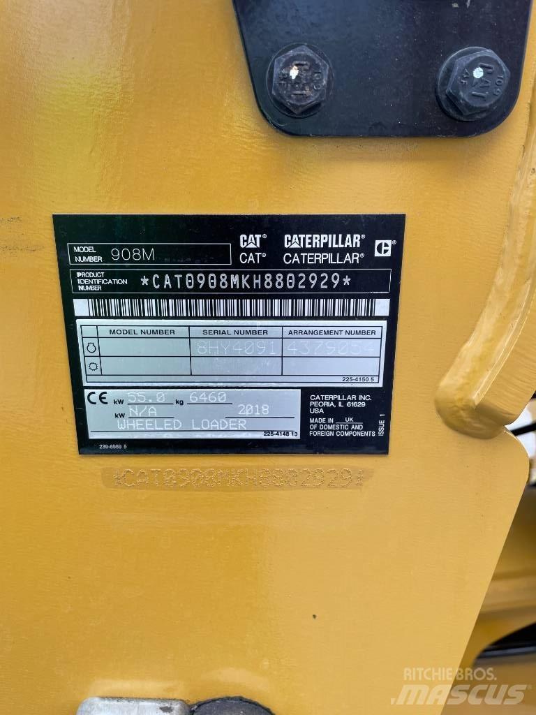 CAT 908 M Φορτωτές με λάστιχα (Τροχοφόροι)
