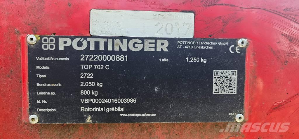 Pöttinger TOP 702C Τσουγκράνες και χορτοξηραντικές μηχανές
