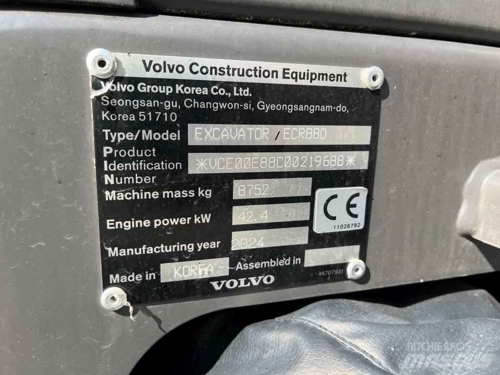 Volvo ECR88D Μίνι εκσκαφείς 7t - 12t