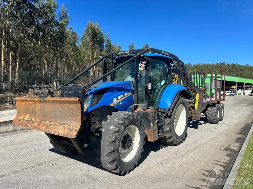 New Holland T 6.180 Μεταφορείς ξυλείας