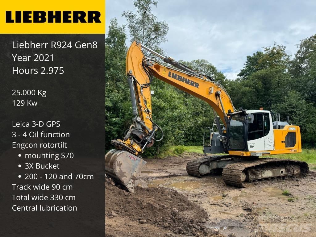 Liebherr R 924 Εκσκαφείς με ερπύστριες