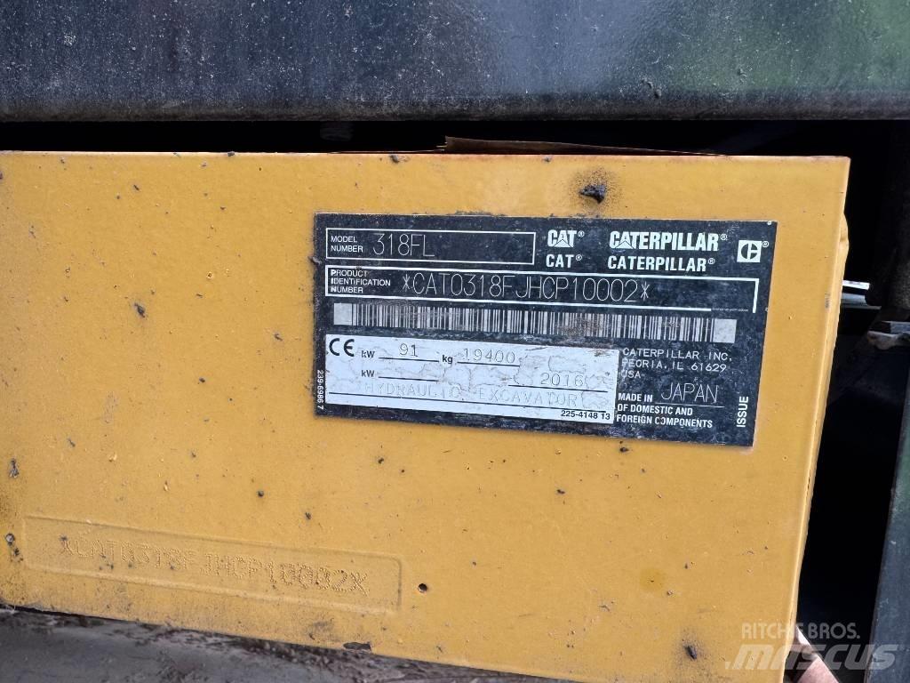 CAT 318 FL Εκσκαφείς με ερπύστριες