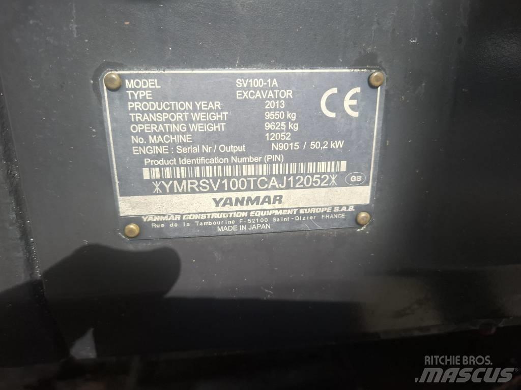 Yanmar SV 100-1A Μίνι εκσκαφείς 7t - 12t