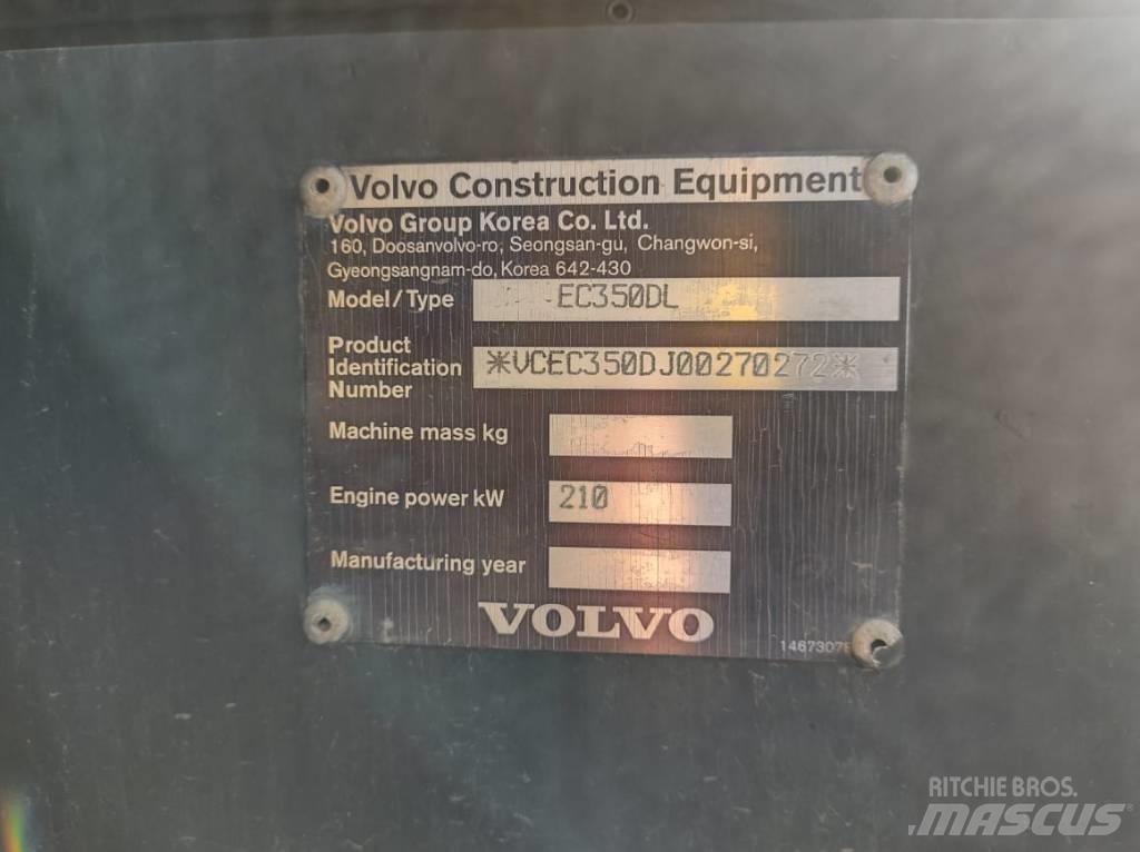 Volvo EC350DL Εκσκαφείς με ερπύστριες