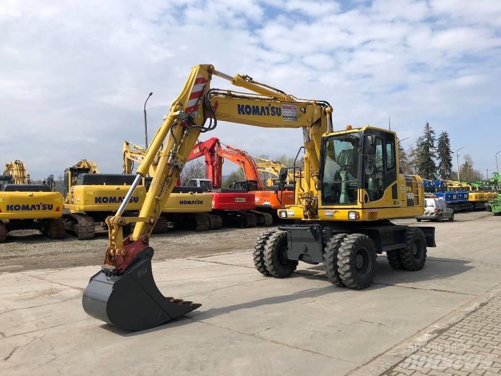 Komatsu PW160-8 Εκσκαφείς με τροχούς - λάστιχα
