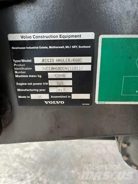 Volvo R60D Άκαμπτα Dumper με ανατρεπόμενο κάδο
