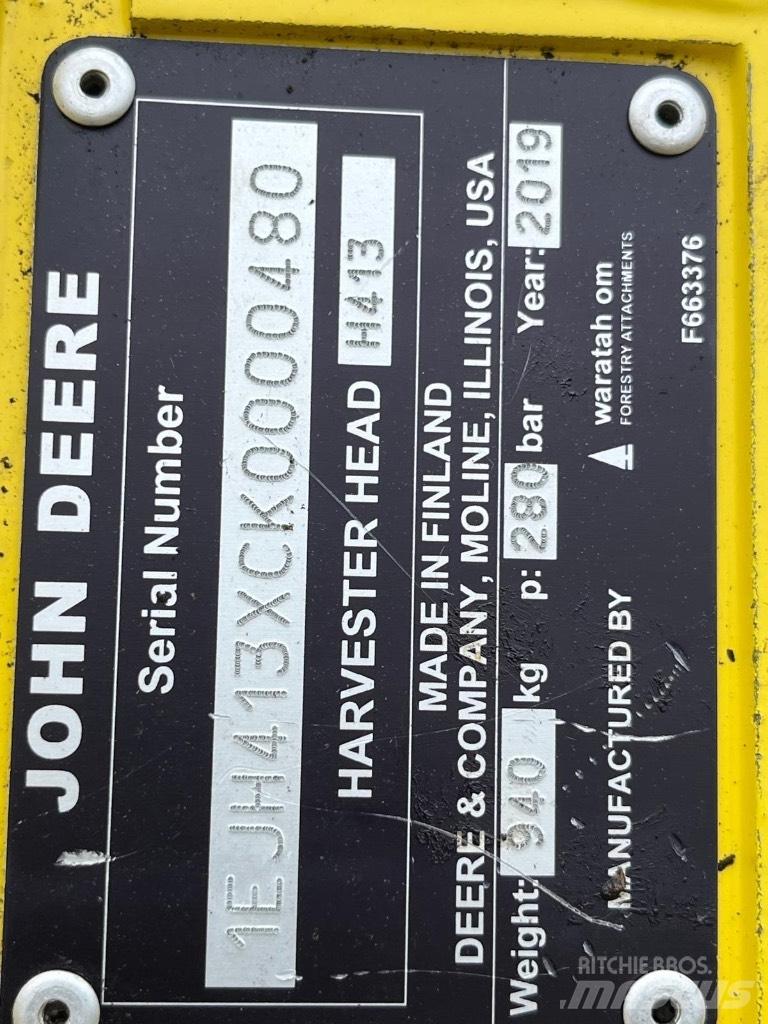 John Deere 1170G Θεριζοαλωνιστικές μηχανές