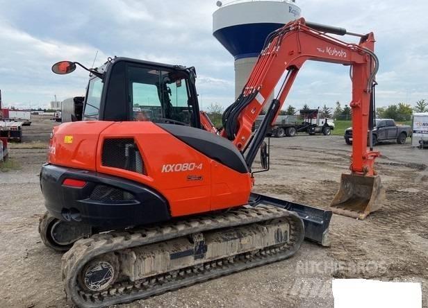 Kubota KX080-4S2 Εκσκαφείς με ερπύστριες