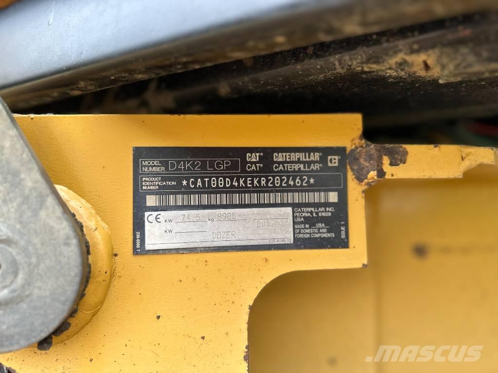 CAT D 4 K 2 LGP Μπουλντόζες με ερπύστριες