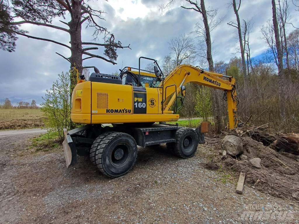 Komatsu PW 160-7E0 Εκσκαφείς με τροχούς - λάστιχα