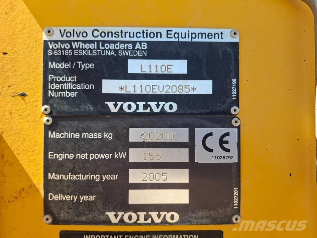 Volvo L 110 E Φορτωτές με λάστιχα (Τροχοφόροι)