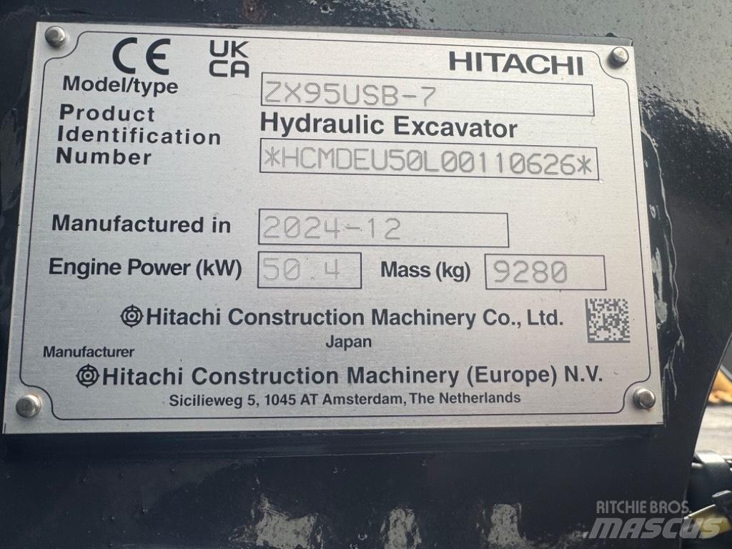 Hitachi ZX 95USB-7 Μίνι εκσκαφείς 7t - 12t