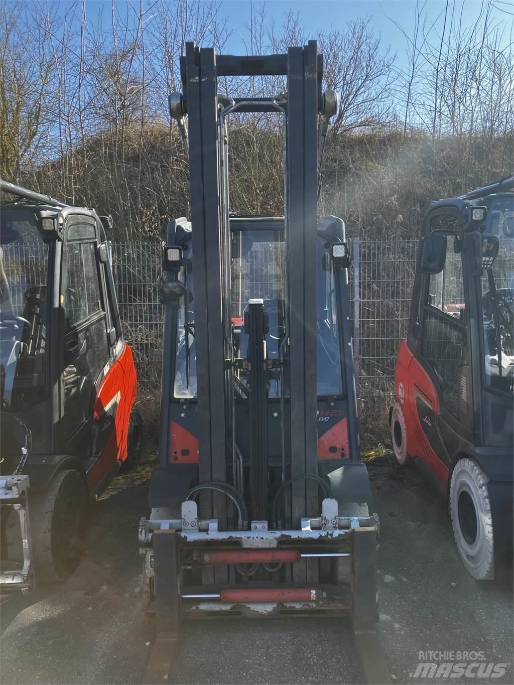 Linde H25T Περονοφόρα ανυψωτικά κλαρκ με φυσικό αέριο LPG