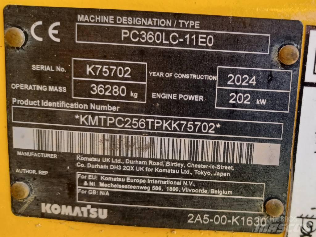 Komatsu PC360LC-11 Εκσκαφείς με ερπύστριες