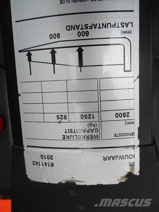 BT SPE125 Χειροκίνητο περονοφόρο ανυψωτικό με πλατφόρμα