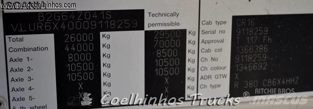 Scania R 380 Φορτηγά για εμπορευματοκιβώτια