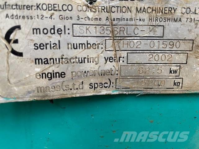 Kobelco SK 135 SR LC Εκσκαφείς με ερπύστριες