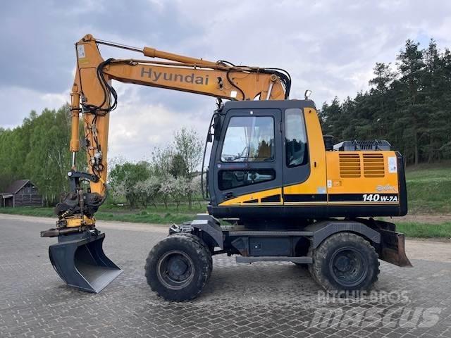 Hyundai Robex 140 W Εκσκαφείς με τροχούς - λάστιχα