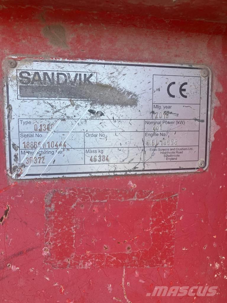 Sandvik QJ 340 Κινητοί σπαστήρες