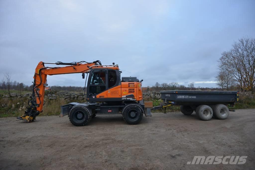 Doosan DX 165 W-5 Εκσκαφείς με τροχούς - λάστιχα