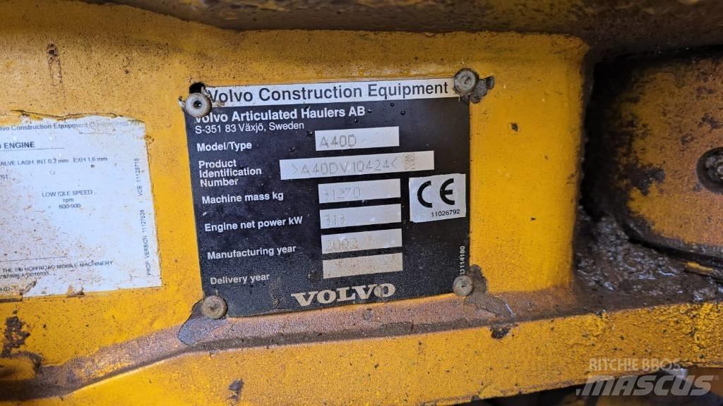 Volvo A 40 D Σπαστό Dump Truck ADT