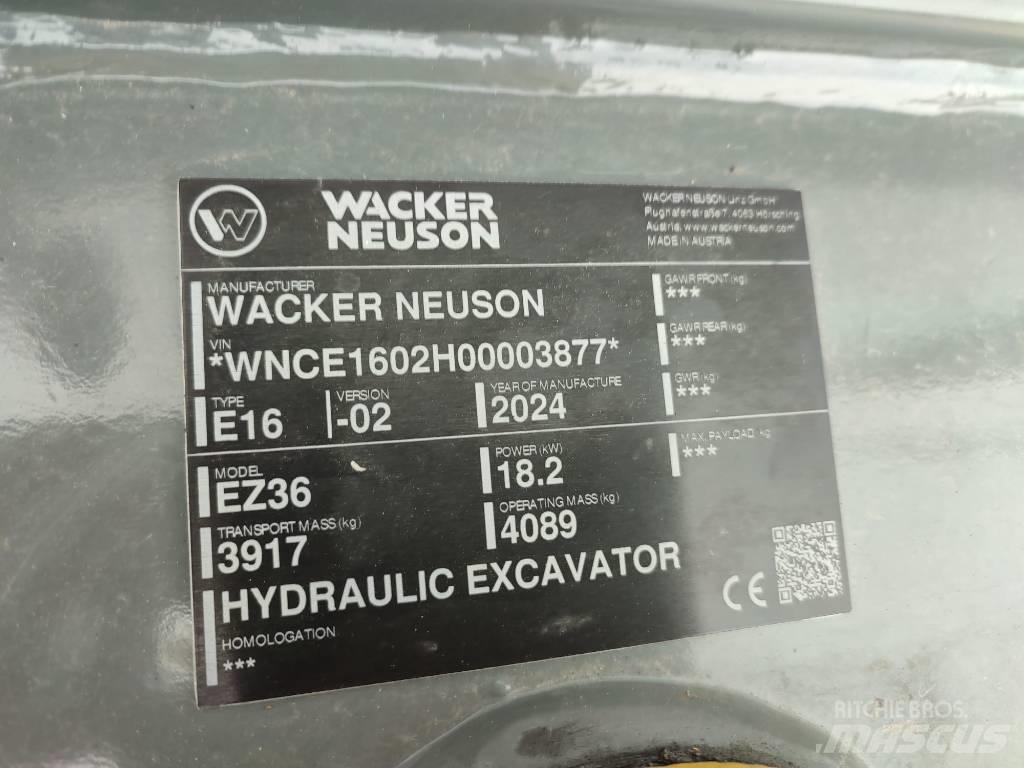 Wacker Neuson EZ 36 Εκσκαφάκι (διαβολάκι) < 7t