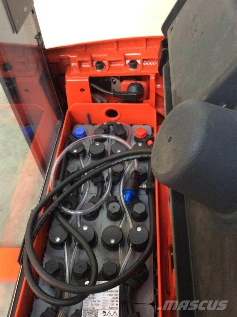Linde L16 Παλετοφόρα πεζού χειριστή με ιστό