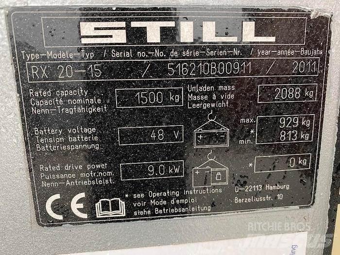 Still RX20-15 Περονοφόρα ανυψωτικά κλαρκ - άλλα