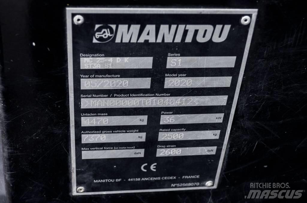 Manitou MC 25-4 D Πετρελαιοκίνητα Κλαρκ