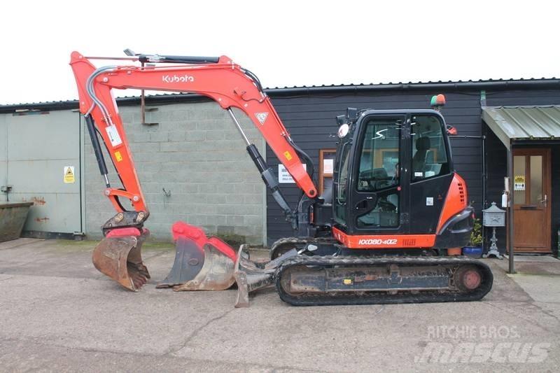 Kubota KX 080-4 Μίνι εκσκαφείς 7t - 12t