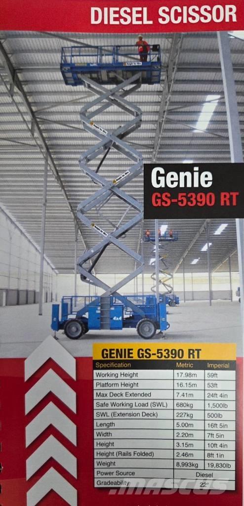 Genie GS 5390 RT Ανυψωτήρες ψαλιδωτής άρθρωσης