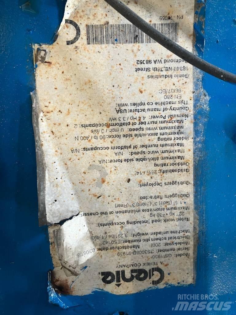 Genie GS 1930 Ανυψωτήρες ψαλιδωτής άρθρωσης