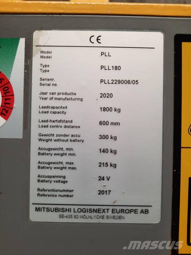 UniCarriers PLL180 Χειροκίνητο περονοφόρο ανυψωτικό