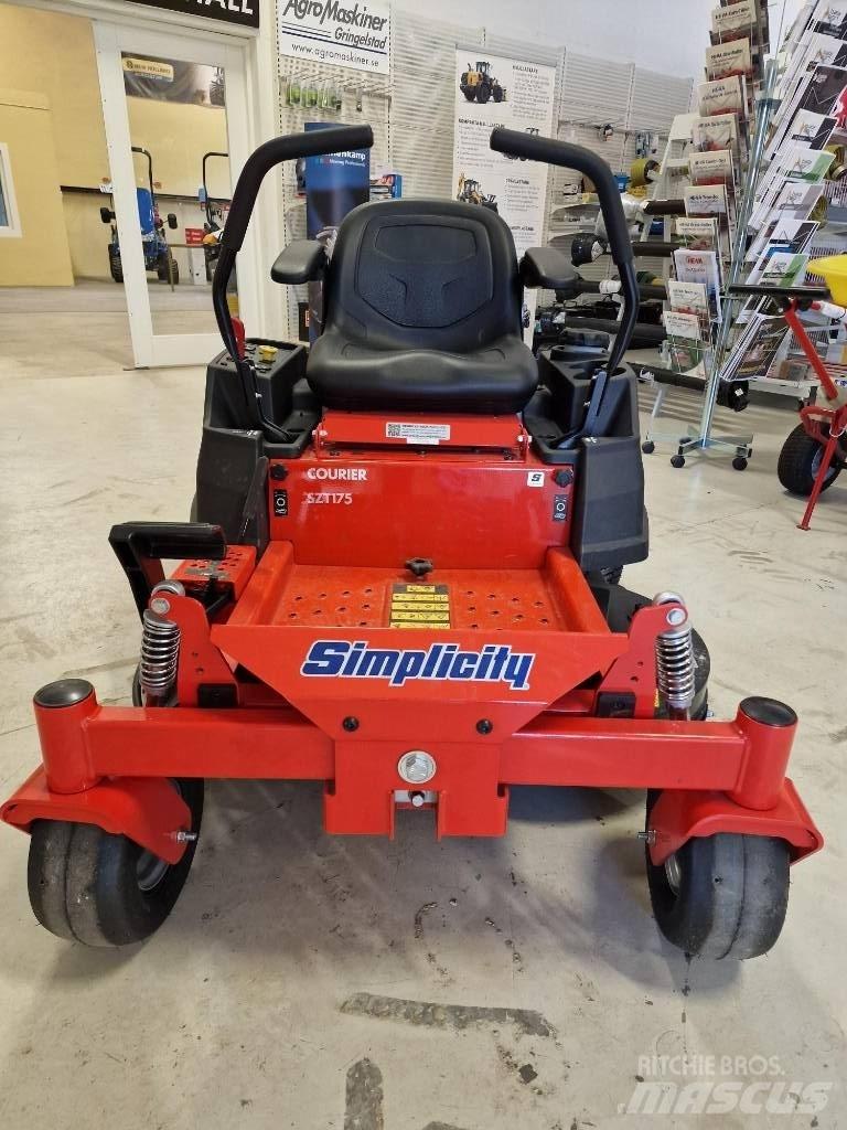 Simplicity SZT 175 Χορτοκοπτικά με καθιστό χειριστή