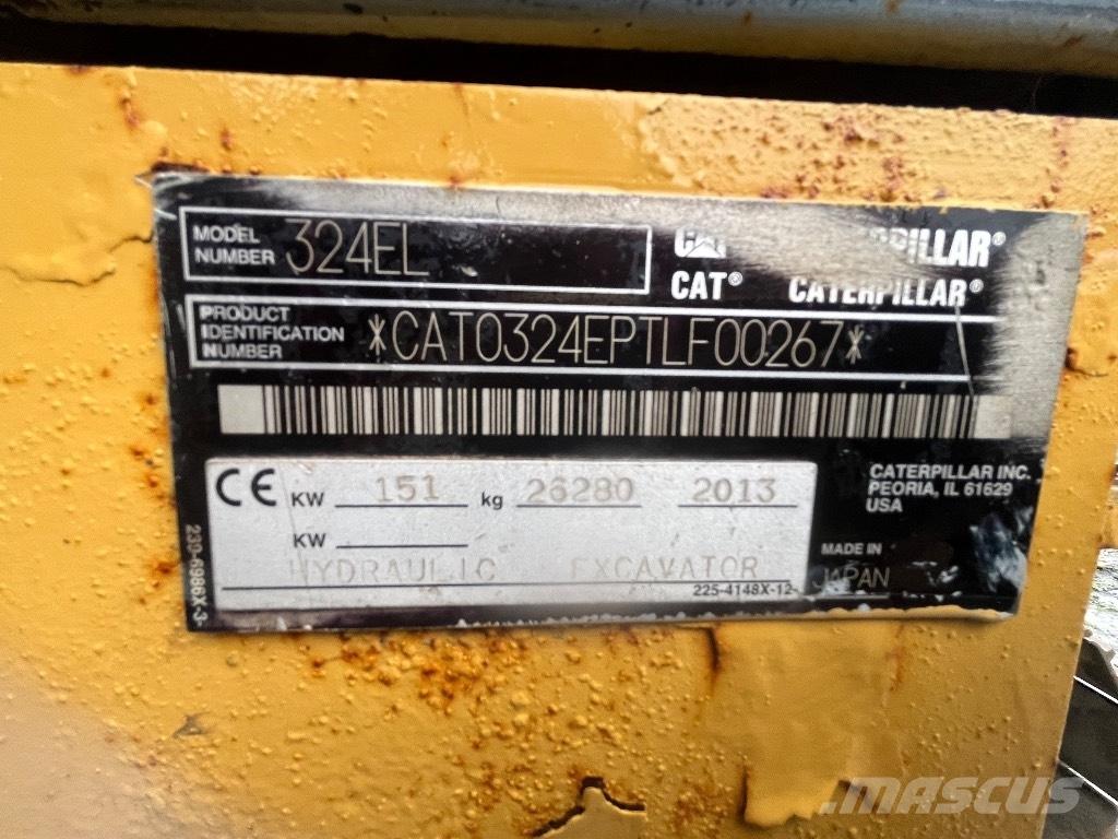 CAT 324 E Εκσκαφείς με ερπύστριες