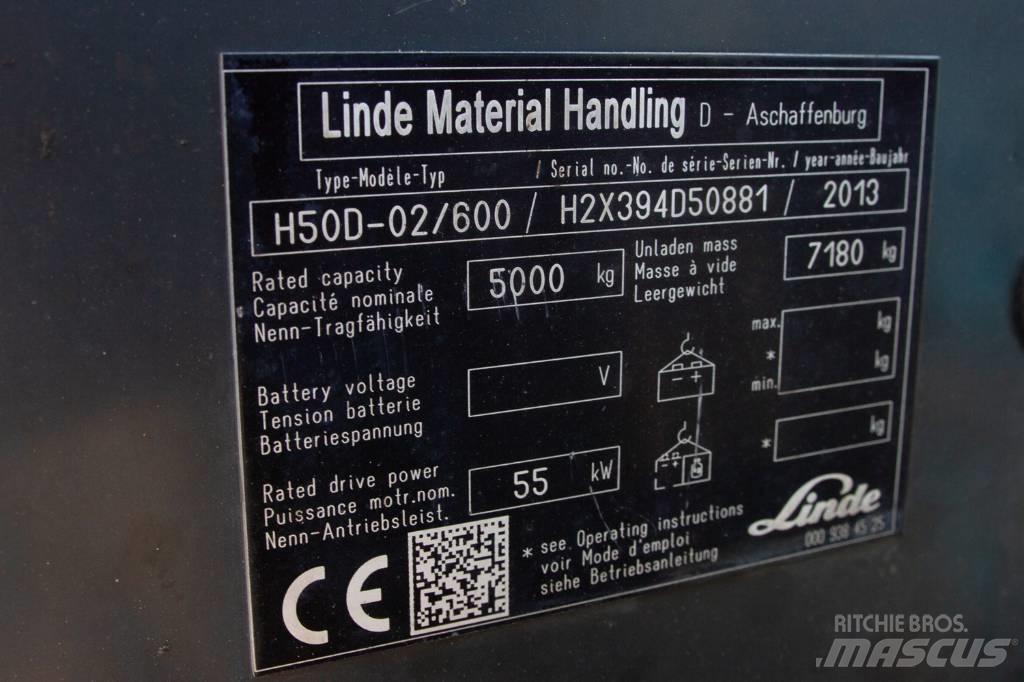Linde H50D-02/600 Πετρελαιοκίνητα Κλαρκ
