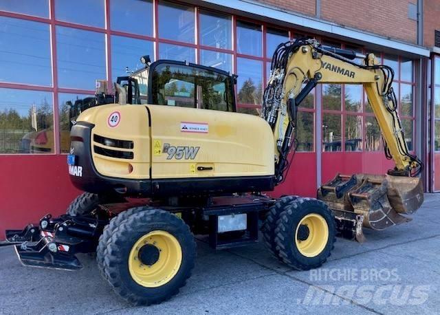 Yanmar B95W Εκσκαφείς με τροχούς - λάστιχα
