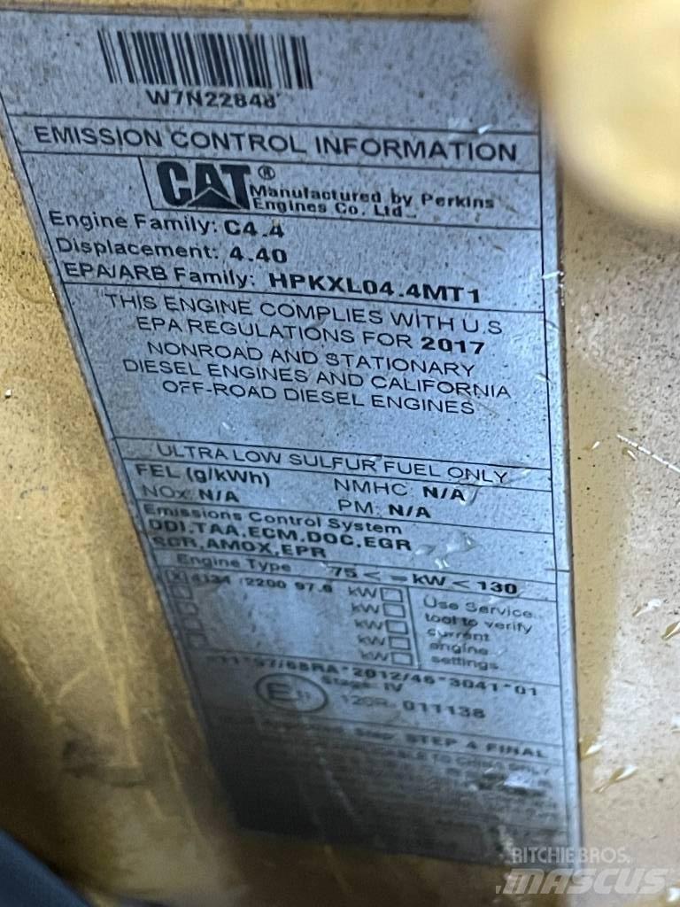 CAT CW34 Κύλινδροι με επίσωτρα με αέρα
