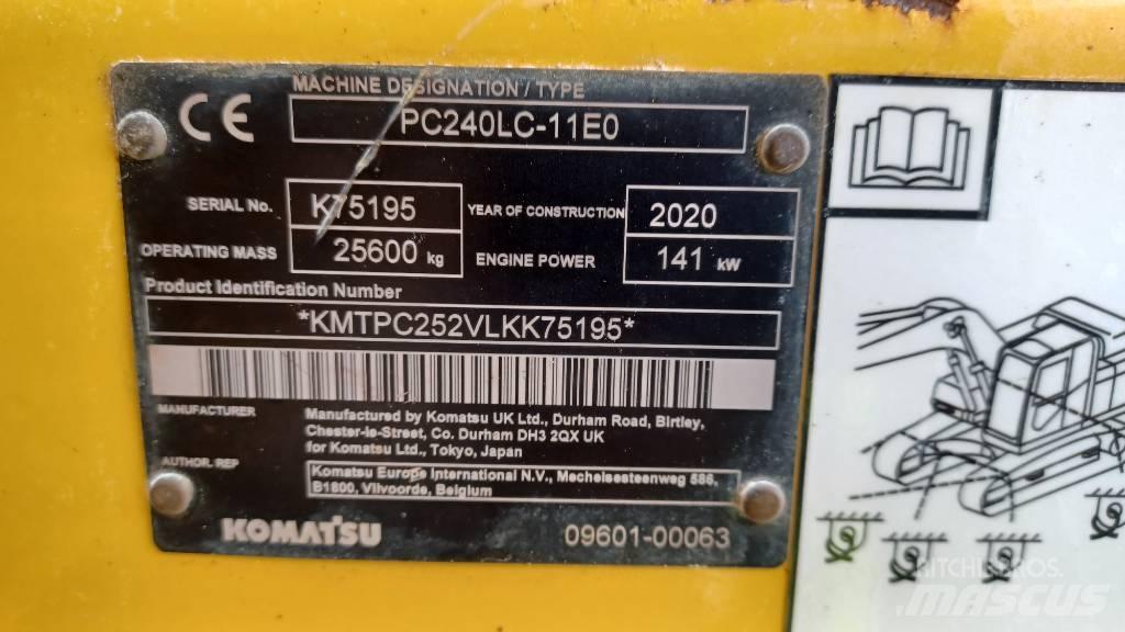 Komatsu PC240LC-11 Εκσκαφείς με ερπύστριες