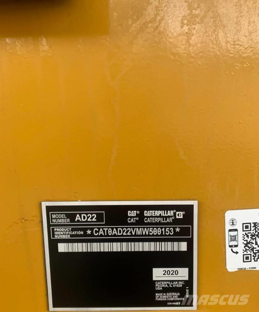 CAT AD 22 Φορτηγά Ανατροπή