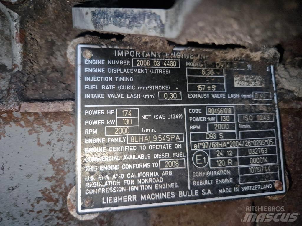 Liebherr D934S A4 Κινητήρες