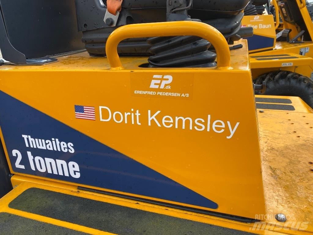 Thwaites 2 tonne Άκαμπτα Dumper με ανατρεπόμενο κάδο