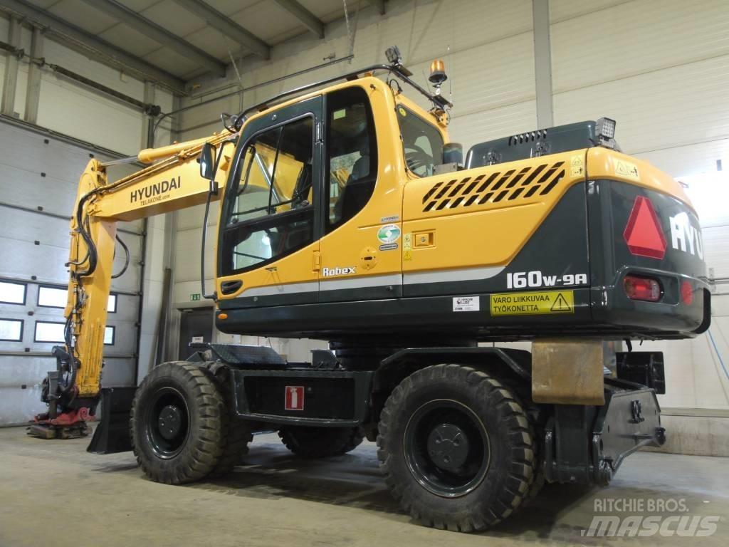 Hyundai R 160 W-9A Εκσκαφείς με τροχούς - λάστιχα