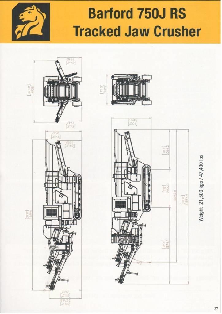 Barford 750J -RS Μηχανές κοσκινίσματος