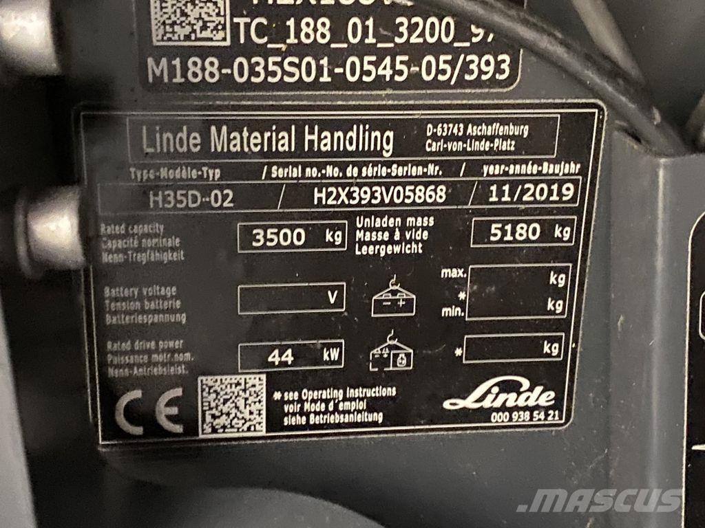 Linde H35D-02 Πετρελαιοκίνητα Κλαρκ