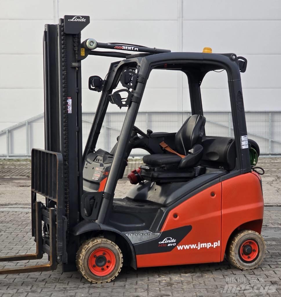 Linde H 16 T - 01 Περονοφόρα ανυψωτικά κλαρκ με φυσικό αέριο LPG