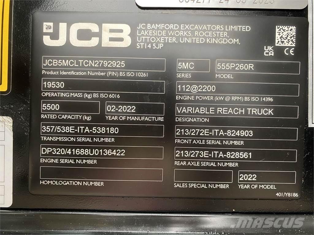 JCB 555-260R Τηλεσκοπικοί ανυψωτές
