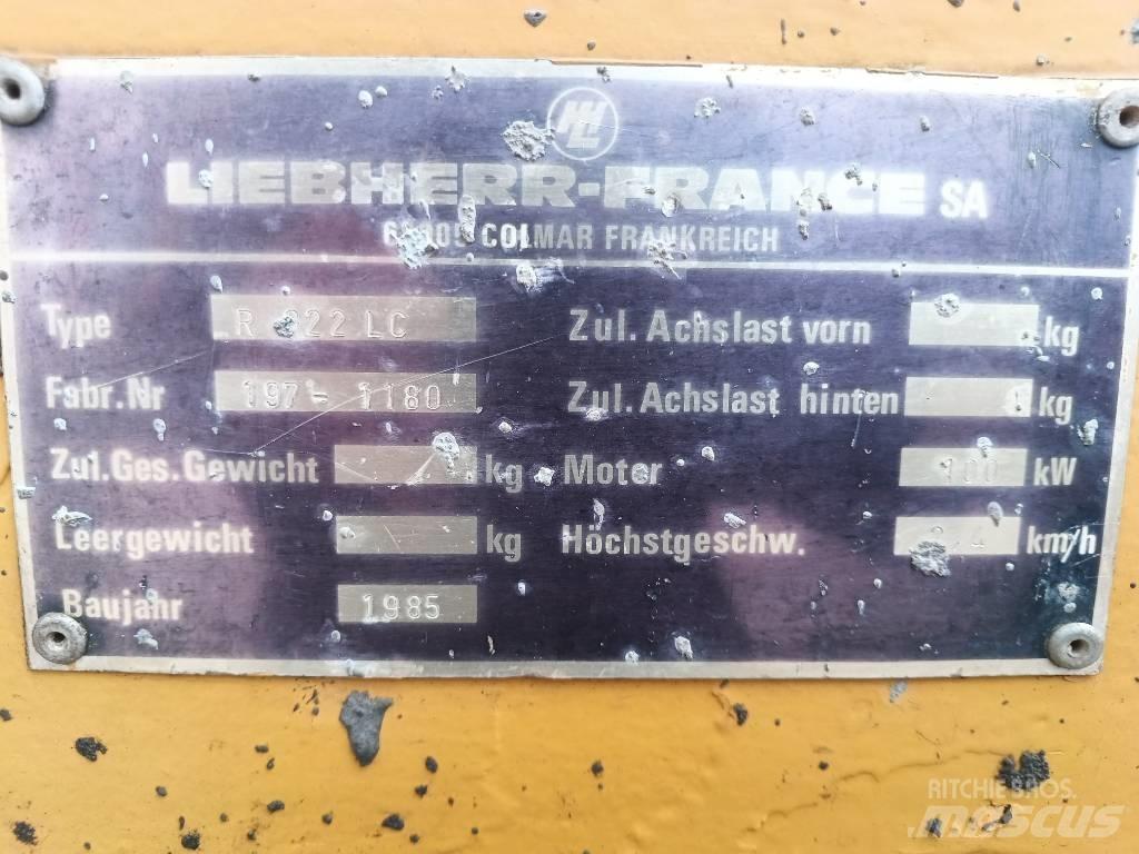 Liebherr R 922 L Εκσκαφείς με ερπύστριες