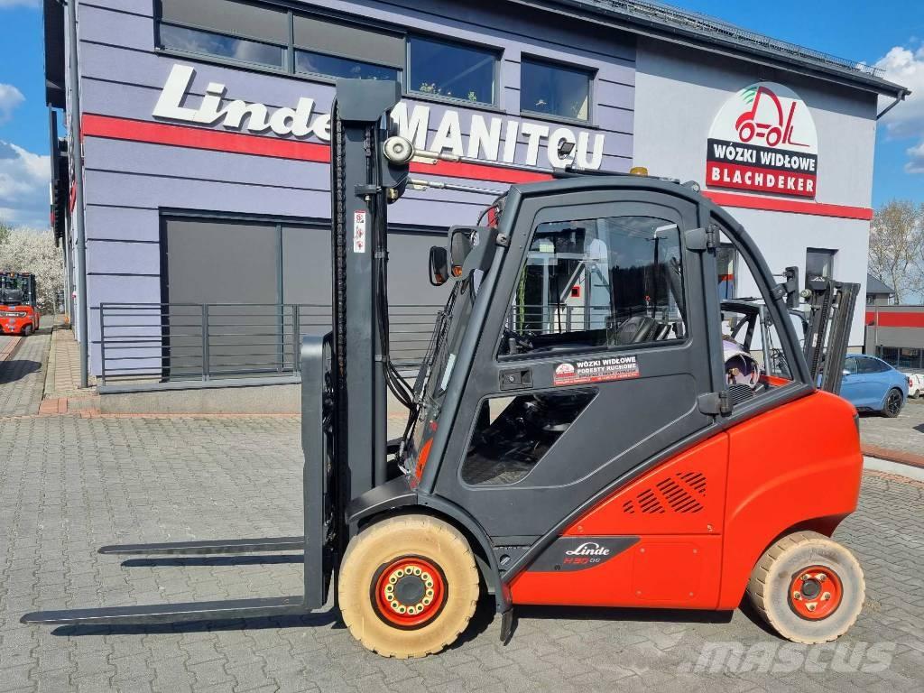 Linde H30T-02 Περονοφόρα ανυψωτικά κλαρκ με φυσικό αέριο LPG