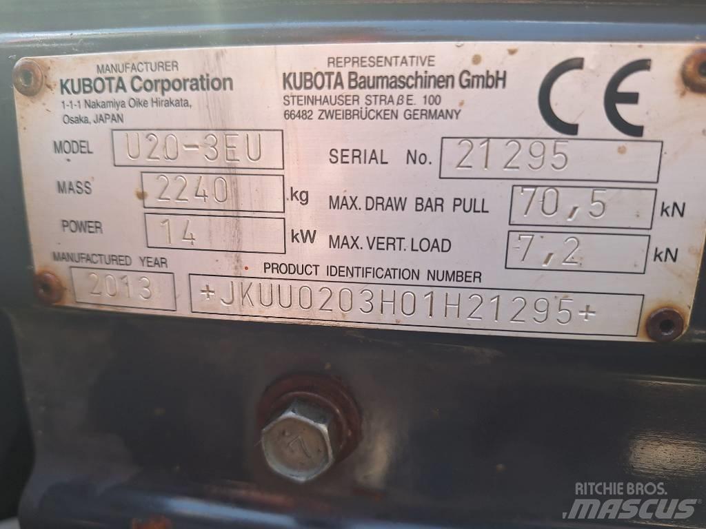 Kubota U 20-3 Εκσκαφάκι (διαβολάκι) < 7t